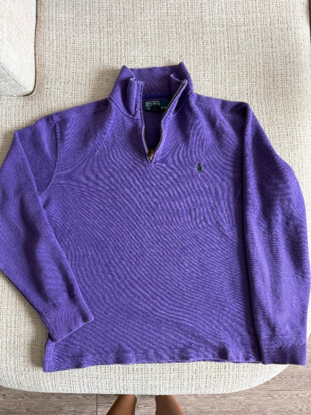 Polo Ralph Lauren Mens Quarter Zip Sweater